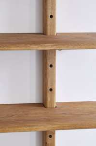 Design élégant fait à la main en bois massif naturel tenture murale étagère pour mur et décoration intérieure - Product Image 4