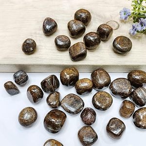 Cristales curativos semipreciosos naturales de piedras caídas de broncita pulida al por mayor para la fabricación y decoración de joyas - Product Image 4