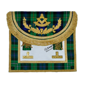 ผ้ากันเปื้อนมาโซนิกลายเครื่องราชกกุธภัณฑ์แบบปักด้วยมือคุณภาพสูง - Product Image 2