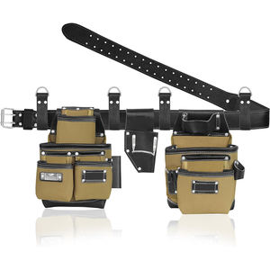 Sacs à outils en cuir PU de bonne qualité à bas prix Produit le plus vendu Couleurs personnalisées et design Kit d'outils en cuir Ceinture - Product Image 6