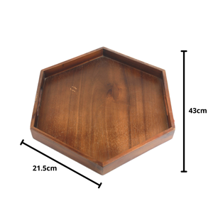 Bandeja de bambú decorativa minimalista de Vietnam 100% herramienta de servicio de madera ecológica para frutas verduras herramienta decorativa de Mesa para el hogar - Product Image 4
