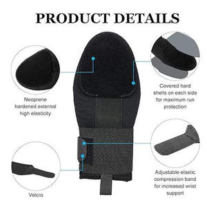 Guante de protección deslizante de béisbol, seguridad, cuero personalizado, soporte de muñeca de neopreno para adultos, para zurdos/diestros, Softball alto - Product Image 5