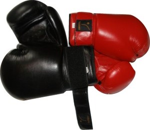Guantes de boxeo adecuados para kickboxing entrenamiento de gimnasio sesiones de sparring práctica de artes marciales entrenamiento de fitness diseño cómodo - Product Image 2