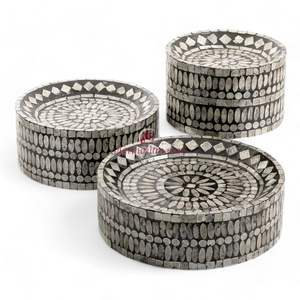 Support à gâteau en nacre fait main, écologique, pour la présentation de desserts festifs du Ramadan et la décoration de table, en provenance du Vietnam - Product Image 1