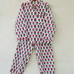 Nuevo Conjunto de Pijama de Algodón para Niños, Hermoso Conjunto de Pijama de Algodón Estampado Indio, Ropa de Dormir 100% Algodón - Product Image 1