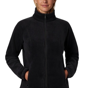 Chaqueta de Invierno Ligera, Transpirable y Resistente al Viento con Capucha, Forro Polar, Cierre de Cremallera, Negra, Personalizable con Logotipo para Mujer, Venta Caliente 2026 - Product Image 2