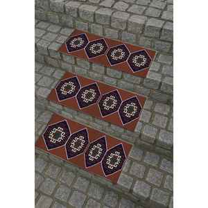 Tapis imprimé vintage, personnalisé, fait main, turc, Step, cadeau moderne, tapis Step - Product Image 4