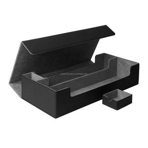 Estuche Protector de Cartas de Cuero PU Premium 550, Caja de Almacenamiento para Mazos de Cartas - Perior - Product Image 4