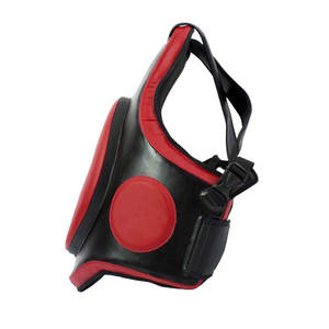 Protector de pecho de boxeo fabricado profesionalmente/Impresión de logotipo personalizado de color sólido Protector de pecho de boxeo - Product Image 3
