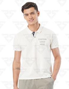 Camiseta Polo bordada personalizada de alta calidad para hombre, camiseta transpirable de manga corta de color liso, tela de Pakistán - Product Image 2