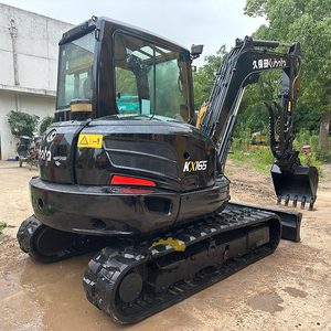 中古クボタKX165-5ミニショベル、6トン（5.5トン）KX165、サム付き油圧クランプ、日本製クローラー掘削機 - Product Image 2