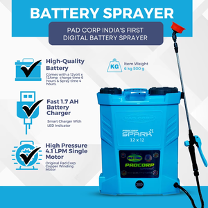 Spark 12X12ด้ามจับตามหลักสรีรศาสตร์สายฉีดพ่นในสวนพลาสติกทนทานใช้งานง่ายแบตเตอรี่มือถือแม่นยำรดน้ำ - Product Image 4