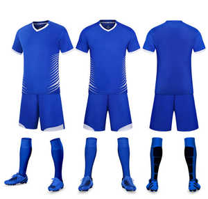Prêt à Expédier Uniformes de Football en Maille Chemises Maillots de Football Ensembles pour Team Scrimmage Short de Sport à Séchage Rapide Logo Personnalisé - Product Image 2