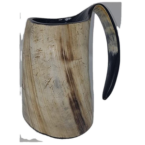 แก้วฮอร์น/แก้วใส่เครื่องดื่มไวกิ้งแก้วดื่มเบียร์พร้อมหัตถกรรมอินเดียบรรจุฟรี - Product Image 6