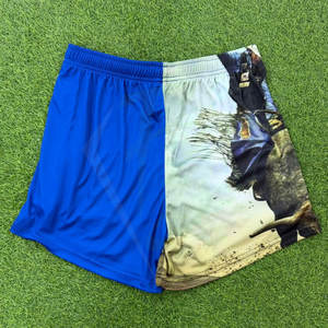 Pantalones Cortos Deportivos de Fútbol Personalizados de Alta Calidad, 100% Poliéster, Malla de Verano, Diseño Personalizado, Doble Capa, Estampado, para Mujer - Product Image 2