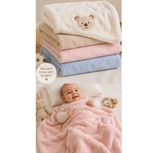 ผ้าห่มขนแกะนุ่มพิเศษสำหรับเด็กแรกเกิด ยี่ห้อ Fronte Home รุ่น Extra Soft Baby Welsoft ใช้ได้ทุกฤดู สามารถปรับแต่งได้ ผลิตโดยโรงงาน OEM โดยตรง - Product Image 1