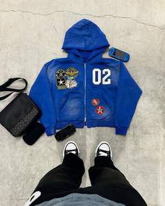 Sudaderas con capucha informales de invierno para hombre, Color sólido, 100% algodón, ajuste Regular, secado rápido, respetuoso con el medio ambiente, diseño de bolsillo transpirable, ropa de moda - Product Image 5