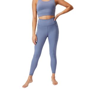 Nuevo conjunto de Yoga para mujer, dos piezas, ropa de Yoga de gimnasio de alta elasticidad, ropa deportiva de colores personalizable y conjunto de traje de Yoga alto - Product Image 6