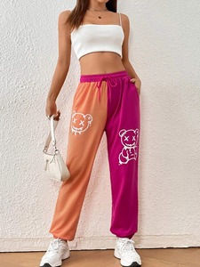 Pantalon de survêtement ample respirant personnalisé pour femmes Nouveau style Pantalon et pantalon en molleton de coton pour femmes - Product Image 2