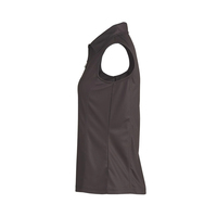 Meilleure vente : T-shirt de golf tricoté sans manches, décontracté, à demi-zip, athlétique, écologique, respirant, séchage rapide, motif uni, haute performance