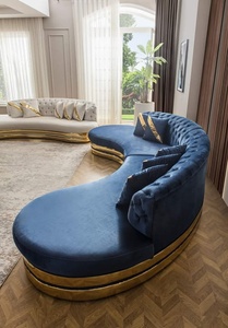 Conjunto de Sala de Estar Moderno y Elegante, Colección de Sofás Cama de Metal Elegante para Decoración del Hogar, Muebles de Sala de Estar con Múltiples Funciones - Product Image 3