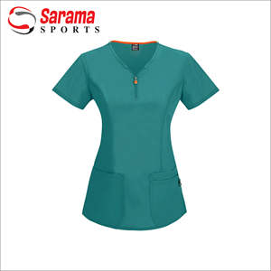 Uniformes Médicos para Hospital, Conjuntos de Uniformes de Enfermera, Diseño de Manga Corta, Uniformes Médicos Elegantes para Mujer - Product Image 2
