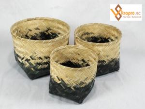 Panier alimentaire en bambou de Style coloré, linge, nourriture, fruits, vêtements, décor, maison, Restaurant, hôtel - Product Image 3