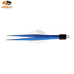 Pinzas de coagulación bipolar de acero inoxidable de la mejor calidad con etiqueta privada personalizada, instrumentos médicos eléctricos certificados ISO CE - Product Image 1