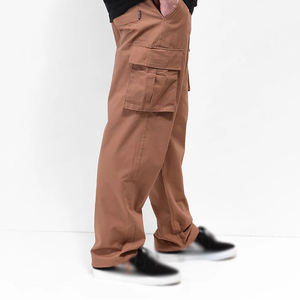 Logo personnalisé Pantalon droit Cargo pour hommes Nouvel arrivage Pantalon cargo ample respirant à coupe décontractée - Product Image 3