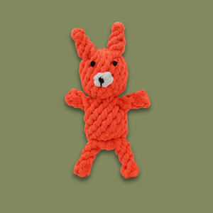 Jouets à mâcher faits main écologiques pour chiens et chats, en corde, en latex, vinyle et coton, styles modernes et classiques, pour le jeu, pour animaux de compagnie et lapins - Product Image 2