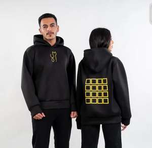 Vente en gros de sweats à capuche double face pour hommes personnalisés sweats à capuche tricotés en polyester spandex pour hommes pour vêtements de sport - Product Image 2