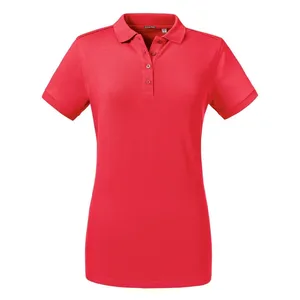 Polo ajusté extensible pour femmes, merchandising d'entreprise, polos promotionnels - Product Image 4