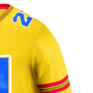 Maillot de football américain professionnel le plus vendu, vêtements de sport en gros, manches courtes cousues, grande taille, 100% polyester - Product Image 3