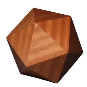 Hoge Kwaliteit Best Verkopende Gegraveerde Acacia Houten Pre-Crematie Urn Hexagon Vorm Hout Huisdier Urn Van Viet Nam