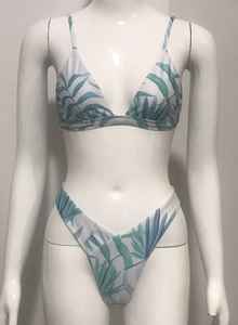 Ensemble de bikini personnalisé unisexe de haute qualité 2 pièces avec décoration de ceinture brodée en élasthanne/nylon Service OEM disponible - Product Image 2