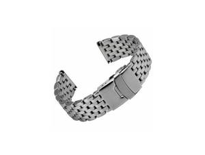 Bracelet en métal GD039, luxe, 20-22 mm, unisexe, acier inoxydable, résistant à l'eau, 27 cm, argent, doux, respirant, logo personnalisé, montre intelligente - Product Image 3