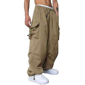Lupin felt <b>Baggy</b> Loose Men Cargo Pants Elastic Waistband Adjustable Cotton Polyester <b>Baggy</b> Heavy Weight Sweat Pant <b>Jogger</b> - Product Image 4