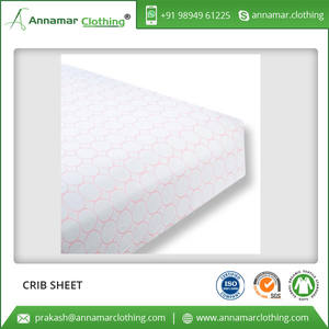 100% Organic Cotton <b>Crib</b> <b>Sheet</b> Set High Quality Custom Fitted <b>Sheet</b> - Product Image 3