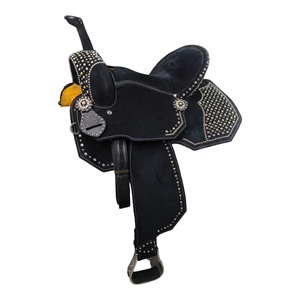 Silla de Montar Western de Cuero Premium de Primera Calidad, Hecha a Mano, con Armazón de Madera, para Carreras de Barriles, Suministro de Fábrica de Rodeo - Product Image 6