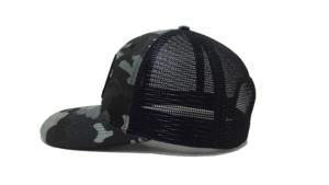 Vente en gros de quantité minimale de commande basse Camouflage Black Mesh Back Trucker Hat avec logo personnalisé, Vintage & Classic Fashion pour adulte, Made in Vietnam - Product Image 3