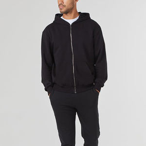 Sudadera con Capucha Ligera de Forro Polar para Invierno, Bordada Personalizada, con Impresión DTG, Ecológica, de Secado Rápido, Estilo Casual Urbano para Hombre - Product Image 4