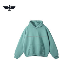 Vente en gros usine – Sweat à capuche gris hiver unisexe, coupe classique, effet vieilli, en molleton polyester/coton, avec logo frontal, 260g - Product Image 5