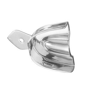 Alta calidad alemán Acero inoxidable Manual Dental Anti-Gag Reflex peso ligero bandejas de impresión al por mayor - Product Image 4