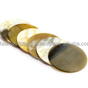 Posavasos de cuerno de búfalo de vaca con estilo asequible, posavasos de taza de cerveza, posavasos de cuerno de buey de Búfalo, posavasos de té de café Natural por FWE - Product Image 2