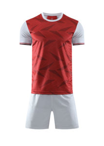 Venta al por mayor de uniformes de fútbol con logotipo personalizado para hombre, uniformes de fútbol con sublimación de poliéster transpirable, kits de uniformes deportivos - Product Image 2