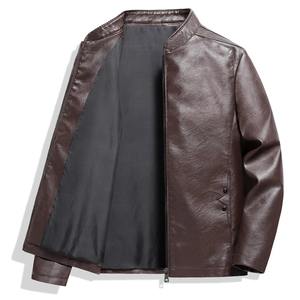 Chaquetas Personalizadas para Hombre de la Nueva Temporada de Invierno, 100% Piel de Vaca Genuina, Chaqueta de Motociclista de Lona de Alta Calidad, Estilo Urbano - Product Image 3