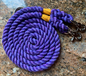 Custom Standard Cotton Rope Hands-Free <b>Leash</b> Customized Colored Cotton Rope Handmade <b>Dog</b> <b>Leash</b> Pet <b>Leash</b> Set - Product Image 1