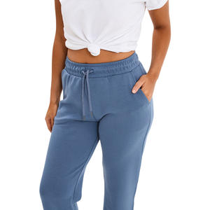 Tela de algodón para mujer Jogging o pantalones de chándal diseñados para entrenamiento de gimnasia Correr y uso diario con textura transpirable y suave - Product Image 3
