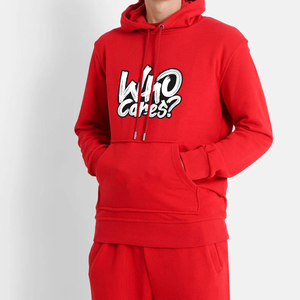 เสื้อฮู้ดดี้ผู้ชายพิมพ์ลายนูนคุณภาพสูง ผ้าฝ้าย 100% ทรงปกติ ระบายอากาศได้ดี เป็นมิตรกับสิ่งแวดล้อม เหมาะสำหรับฤดูใบไม้ร่วง ขายดี - Product Image 2