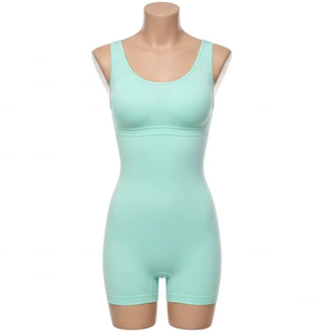 ชุดบอดี้สูทผ้าไนลอนแคชเมียร์เนื้อนุ่มยืดหยุ่น สวมใส่สบายทุกวัน ระบายอากาศได้ดี ช่วยกระชับสัดส่วนสำหรับผู้ใหญ่ รุ่นเรียบเนียน ไซส์พลัส - Product Image 2